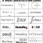 If Great Scientists Had Logos