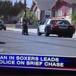 Man In Boxers Leads Police On Brief Chase 