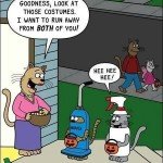 Cat Halloween Comic 