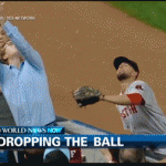 Dropping The Ball – Baseball Gif 