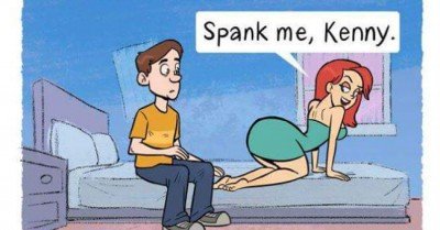 Spank me Kenny – comic  