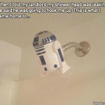 Star Wars R2D2 Shower Head 