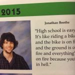 High School Is Like Riding A Bike…